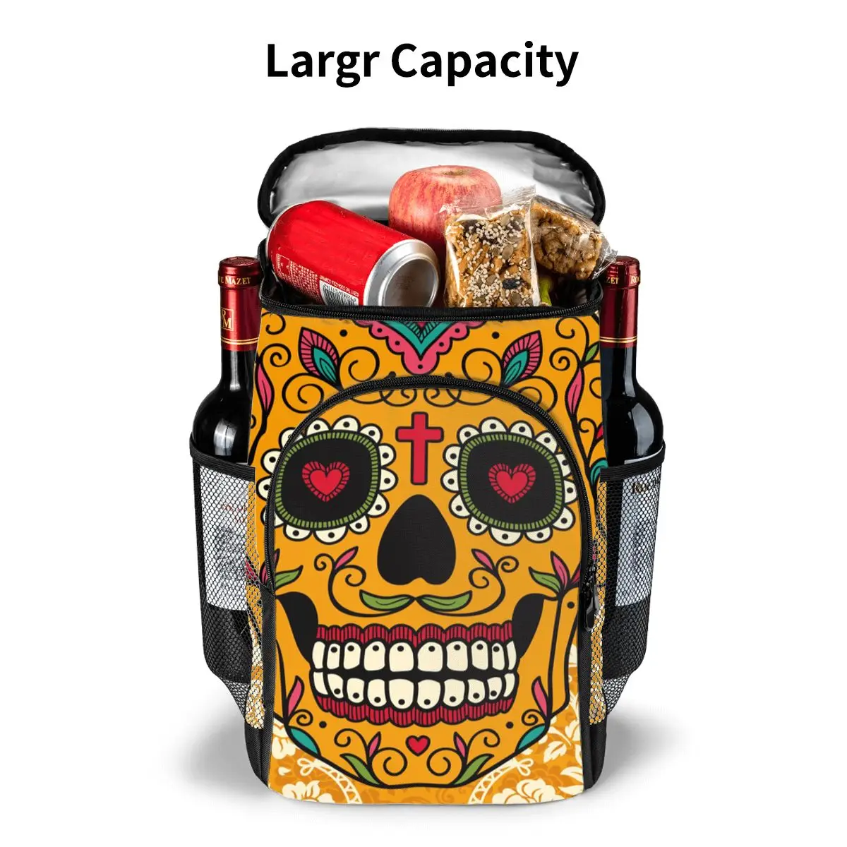 Mexican Sugar Skull Insulated Picnic Backpack Thermo Beer Cooler Bags Refrigerator For Women Kids Thermal Bag Outdoor Hiking
Mexican Sugar Skull Insulated Picnic Backpack Thermo Beer Cooler Bags Refrigerator For Women Kids Thermal Bag Outdoor Hiking