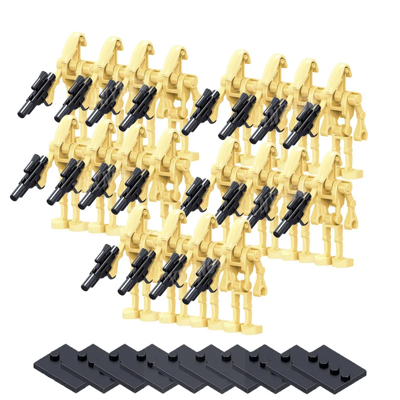 20PCS/lot Star Plan Battle Robot Droid Combat Robot Bricks Set Space Wars Model Building Blocks Figures DIY Toys Christmas Gifts
20PCS/lot Star Plan Battle Robot Droid Combat Robot Bricks Set Space Wars Model Building Blocks Figures DIY Toys Christmas Gifts