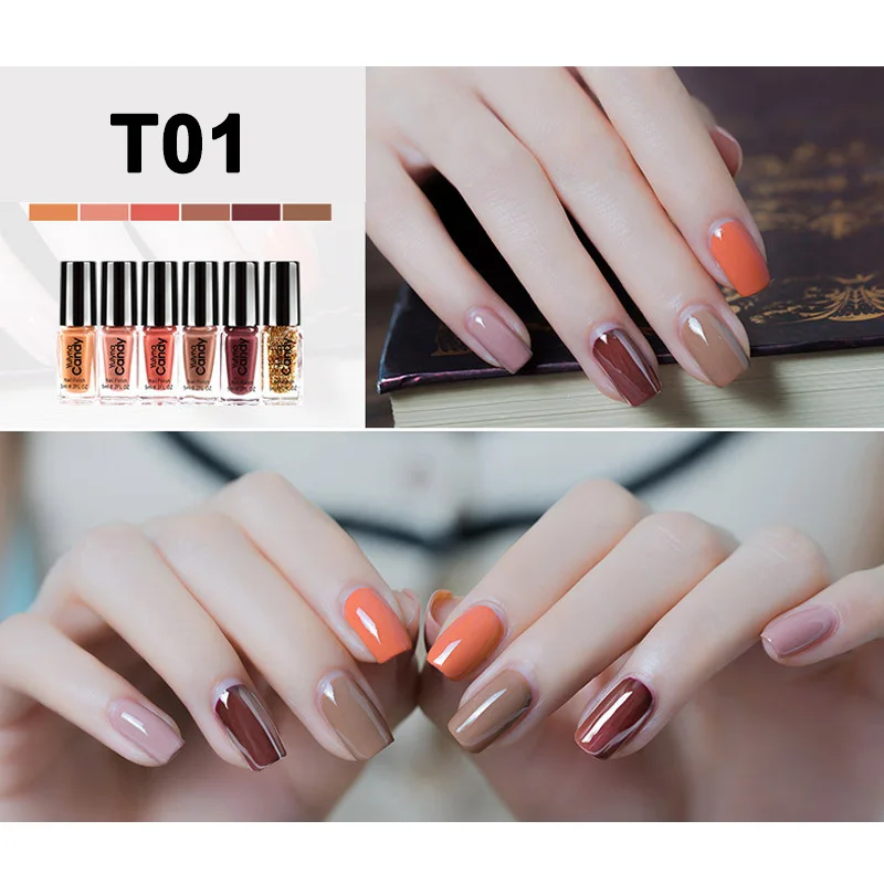 1 Set Nail Polish DIY Art Long Lasting Non-toxic Quick Drying Manicure Portable for Women BFC996
1 Set Nail Polish DIY Art Long Lasting Non-toxic Quick Drying Manicure Portable for Women BFC996