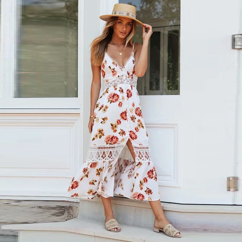 Женское платье макси в стиле бохо, весеннее женское платье с винтажным принтом, праздничные пляжные сексуальные летние кружевные платья на ...
Женское платье макси в стиле бохо, весеннее женское платье с винтажным принтом, праздничные пляжные сексуальные летние кружевные платья на ...