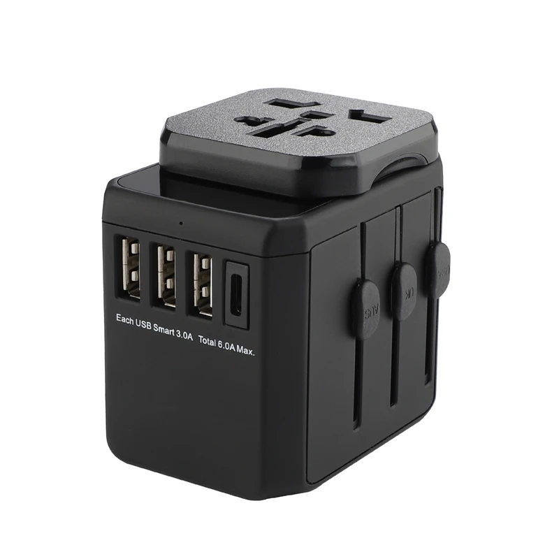 International Power Adapter, Travel Power Plug Travel Insten Universal Adapter for USA/UK/Japan/China/EU/AUS iPhone
International Power Adapter, Travel Power Plug Travel Insten Universal Adapter for USA/UK/Japan/China/EU/AUS iPhone