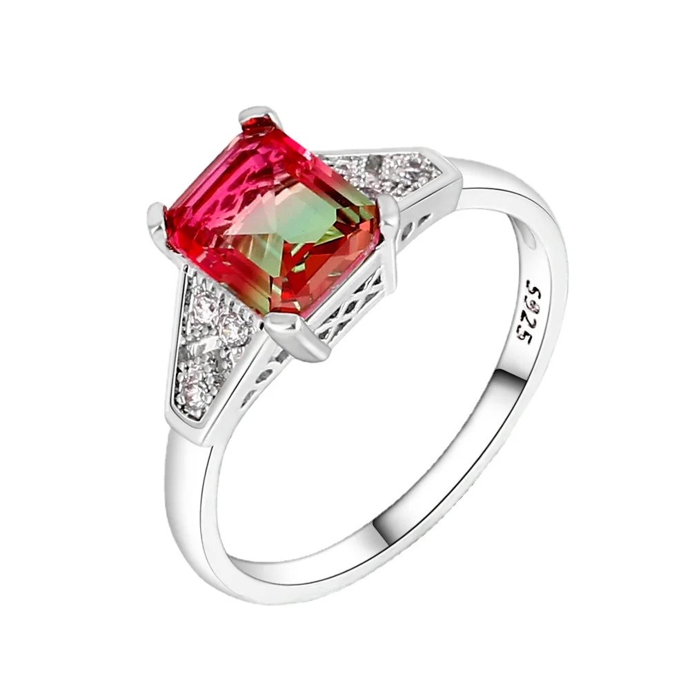 Jewelry Silver Coated Ring Fashion Rainbow Multicolor AAAAA Zircon 7*9MM Wedding Ring Bridal Lady Party Anniversary Jewelry Gift
Jewelry Silver Coated Ring Fashion Rainbow Multicolor AAAAA Zircon 7*9MM Wedding Ring Bridal Lady Party Anniversary Jewelry Gift