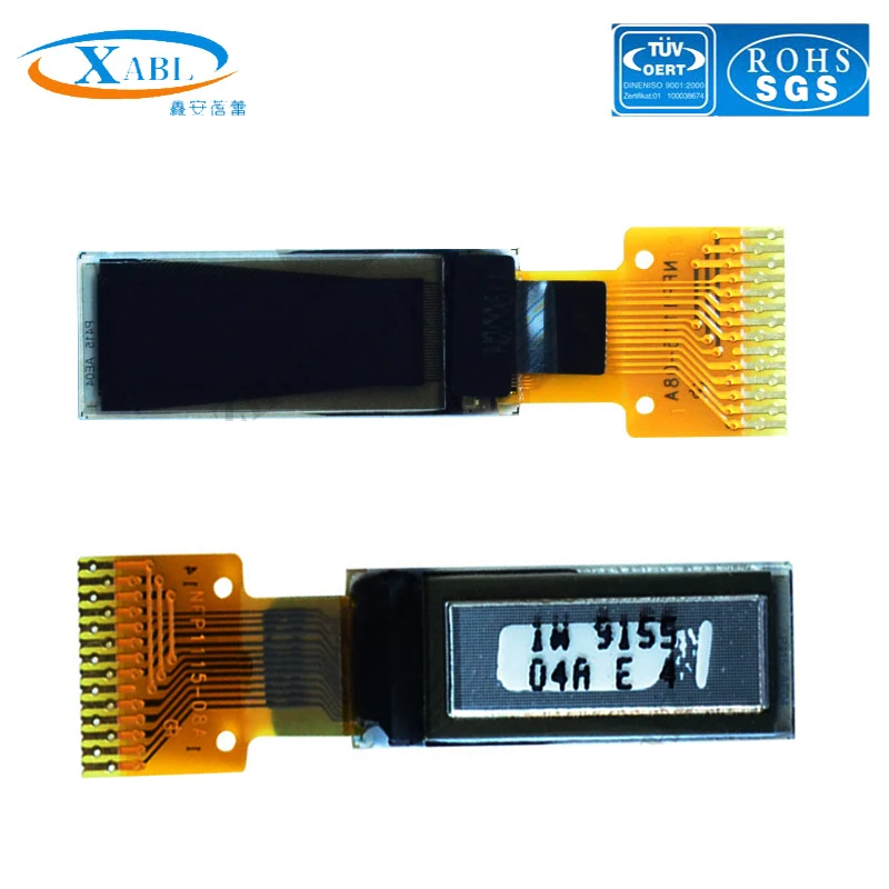 XABL 0.54 Inch OLED Module Resolution 95*32P OLED Display Module IIC SH1115 14pin Factory Outlet Custom Size
XABL 0.54 Inch OLED Module Resolution 95*32P OLED Display Module IIC SH1115 14pin Factory Outlet Custom Size
