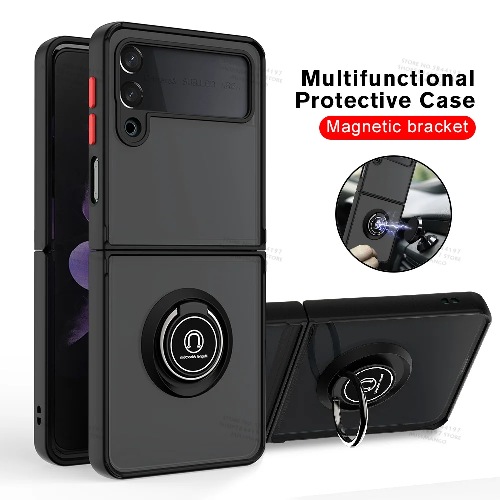 Матовый чехол с магнитным кольцом-держателем для Samsung Z Flip3 5G складной полностью защищенный противоударный чехол для galaxy z flip zflip 3
Матовый чехол с магнитным кольцом-держателем для Samsung Z Flip3 5G складной полностью защищенный противоударный чехол для galaxy z flip zflip 3