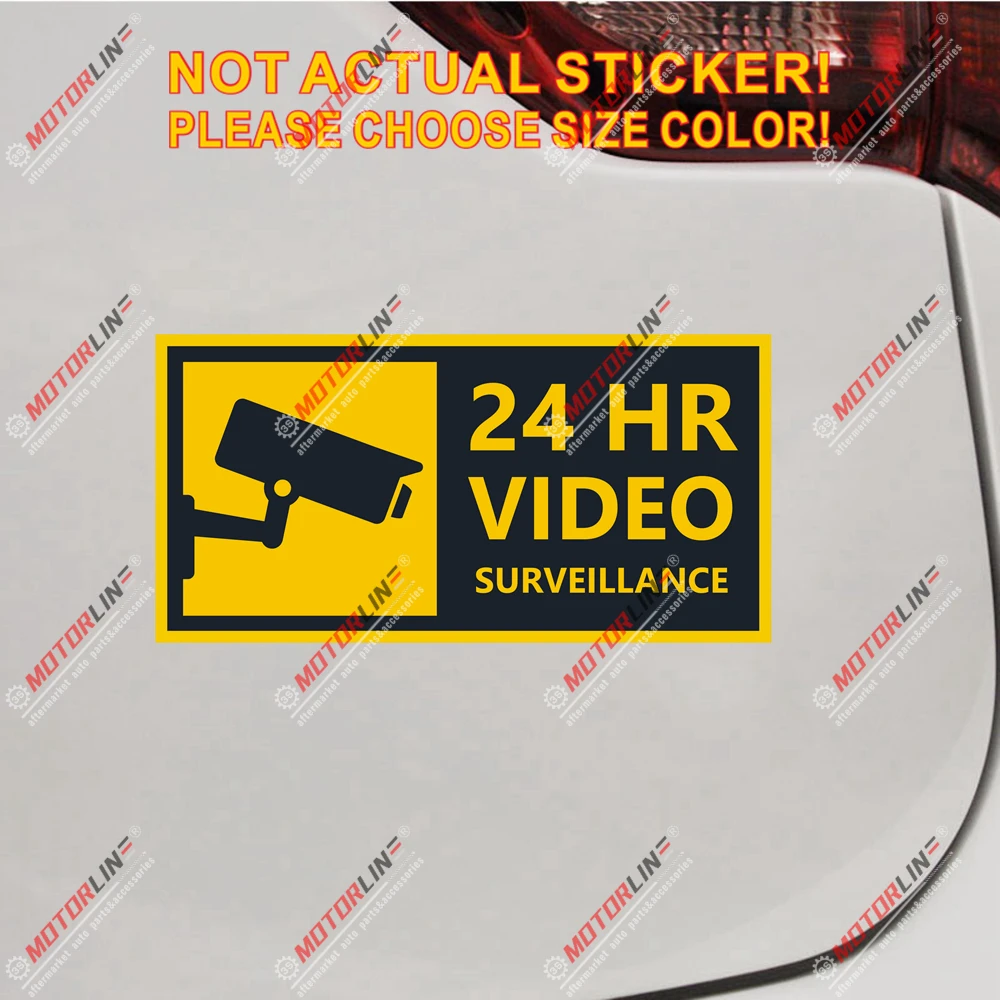 Знак для камеры видеонаблюдения, 24 часа, наклейка для видеонаблюдения, светоотражающий глянцевый стиль, выберите размер 
Знак для камеры видеонаблюдения, 24 часа, наклейка для видеонаблюдения, светоотражающий глянцевый стиль, выберите размер