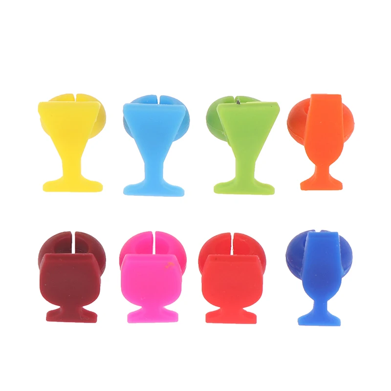 8pcs Silicone Wine Glass Marker Creative Drinking Cup Identifier Party Cup Sign (Random Color)
8pcs Silicone Wine Glass Marker Creative Drinking Cup Identifier Party Cup Sign (Random Color)