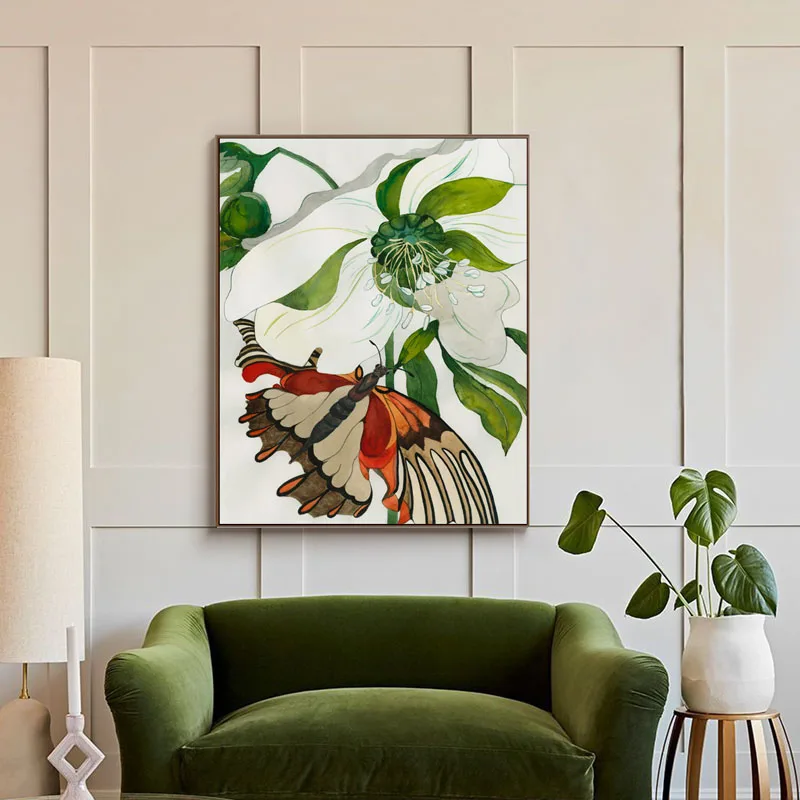 Abstract WaterColour Flowers Wall Art Canvas Painting Butterfly Nordic Poster For Livingroom Bedroom Home Decor Unframed
Abstract WaterColour Flowers Wall Art Canvas Painting Butterfly Nordic Poster For Livingroom Bedroom Home Decor Unframed