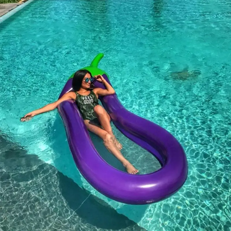 Summer Swimming Pool Floating Inflatable Eggplant Mattress Swimming Ring Circle Island Cool Water Party Toy boia piscina ChildR
Summer Swimming Pool Floating Inflatable Eggplant Mattress Swimming Ring Circle Island Cool Water Party Toy boia piscina ChildR