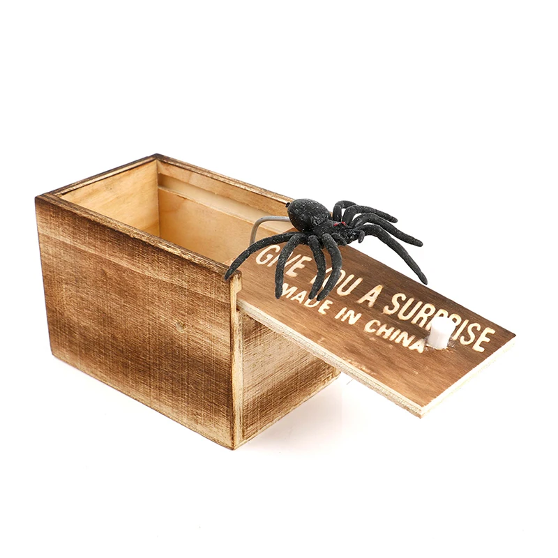 1pc Lifelike Prank Spider Scare Wooden Box Novelty Funny Novelty Toys Gags Practical Gifts Scare Toy
1pc Lifelike Prank Spider Scare Wooden Box Novelty Funny Novelty Toys Gags Practical Gifts Scare Toy