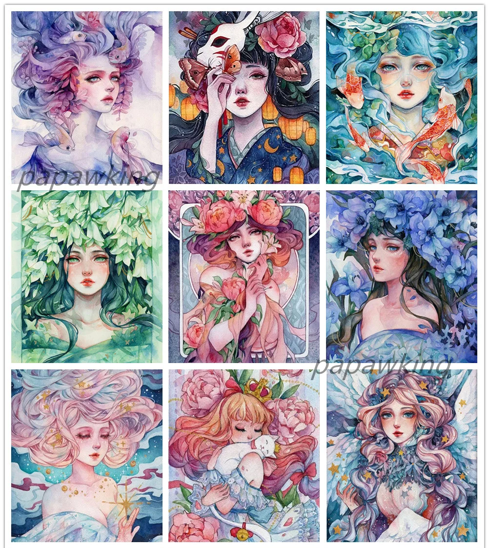 Cartoon Girls Diamond Painting 5D Diy Portrait Mosaic Diamond Painting Art Embroidery Flower Wall Sticker Home Decoration Poster
Cartoon Girls Diamond Painting 5D Diy Portrait Mosaic Diamond Painting Art Embroidery Flower Wall Sticker Home Decoration Poster