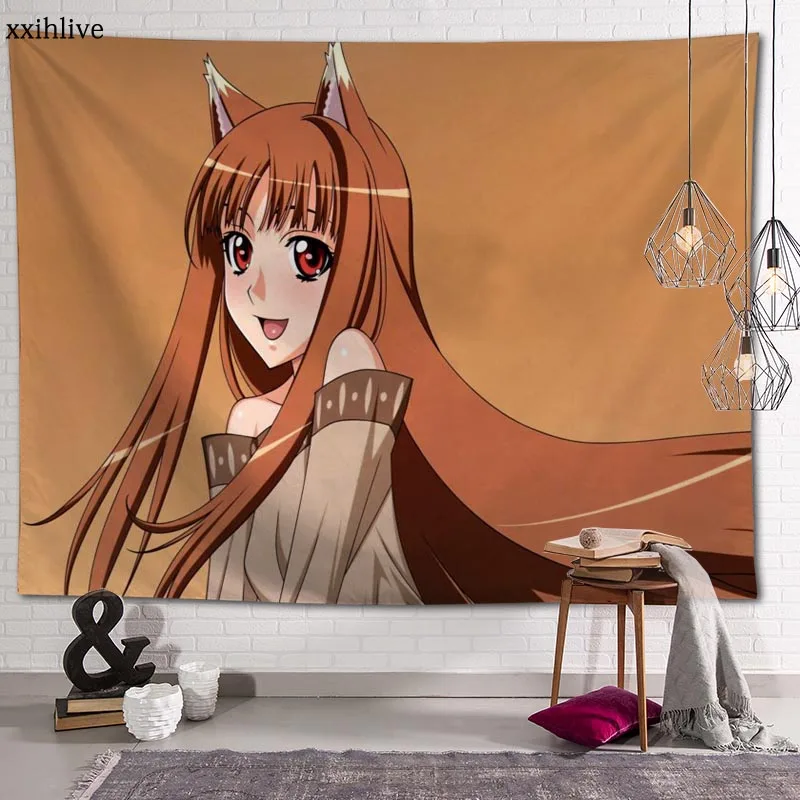 Japanese Anime Girl Spice And Wolf Custom HD Tapestry For Carpet Travel Mattress Wall Carpets Art Home Decor 100x150cm,130x150cm
Japanese Anime Girl Spice And Wolf Custom HD Tapestry For Carpet Travel Mattress Wall Carpets Art Home Decor 100x150cm,130x150cm