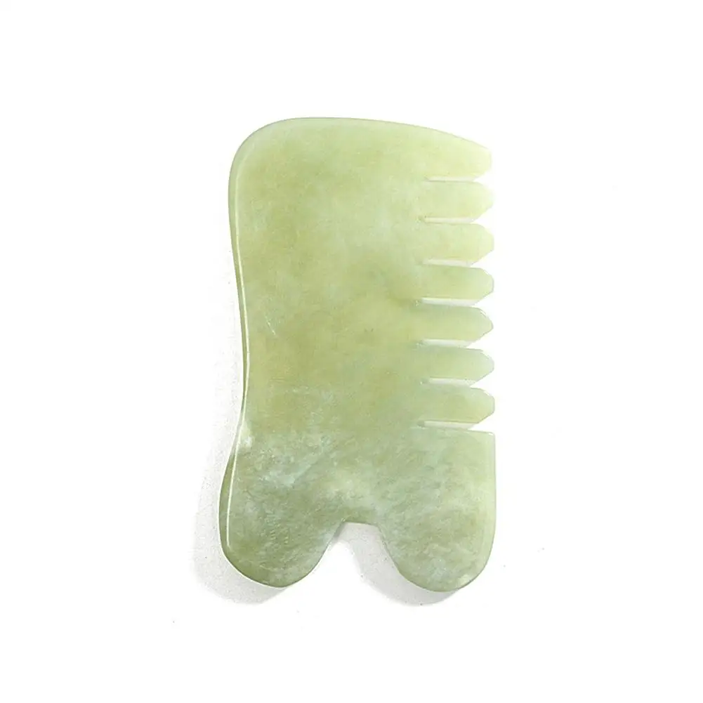 Health Care Thin Face Detector Slimming Natural Jade Stone Guasha Board Comb Shape Massage Relaxation Healthy Beauty Tool
Health Care Thin Face Detector Slimming Natural Jade Stone Guasha Board Comb Shape Massage Relaxation Healthy Beauty Tool