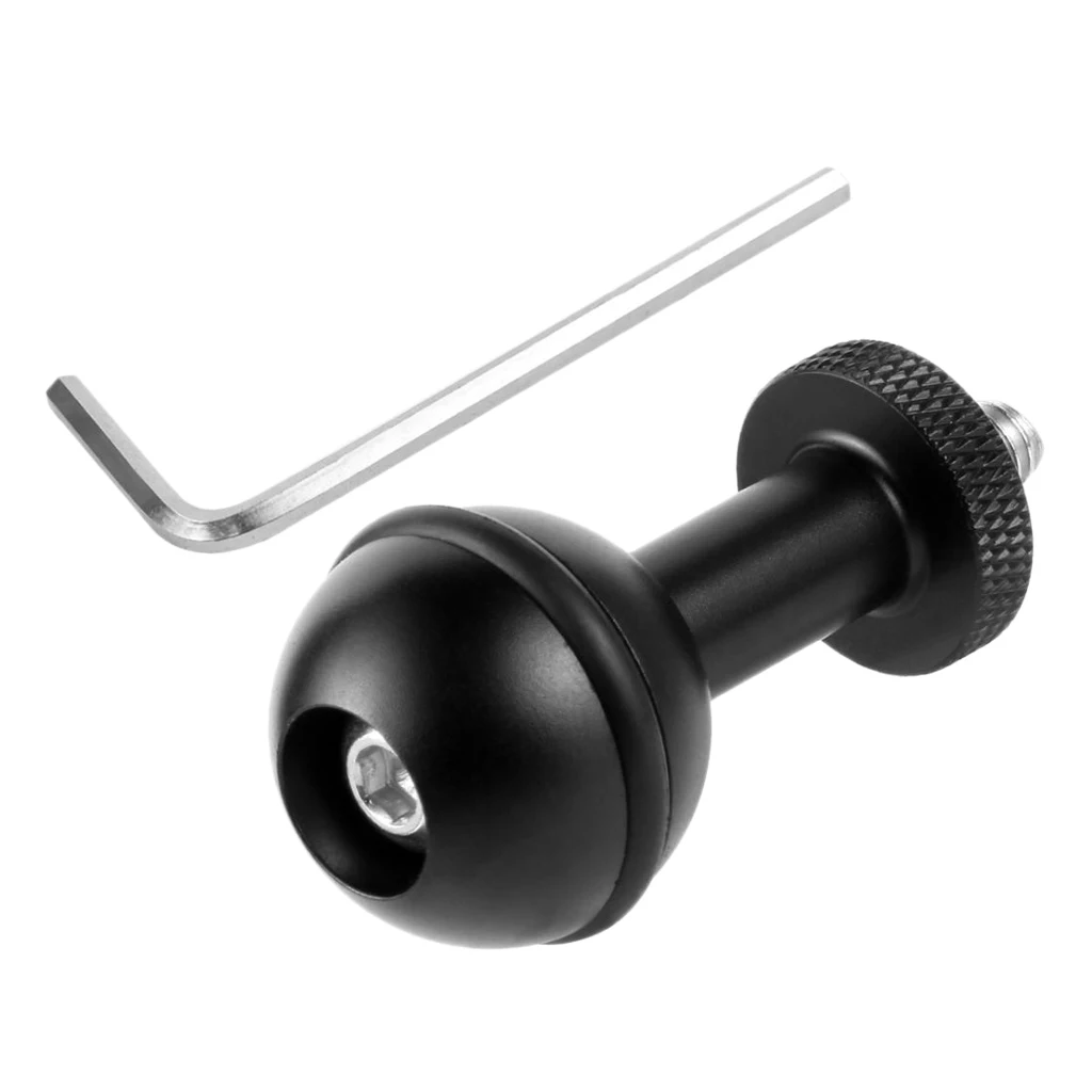 1' Ball Adapter Mount With 1/4' Screw Underwater Housing Camera Scuba Diving Arm Accessories
1' Ball Adapter Mount With 1/4' Screw Underwater Housing Camera Scuba Diving Arm Accessories