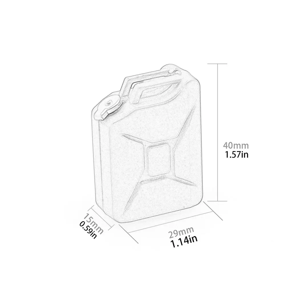 L007 Windmill Small Oil Barrel 1:10 Rc Crawler Truck Auto Parts Gasoline Tank With Bracket Plastic Diy Accessories
L007 Windmill Small Oil Barrel 1:10 Rc Crawler Truck Auto Parts Gasoline Tank With Bracket Plastic Diy Accessories