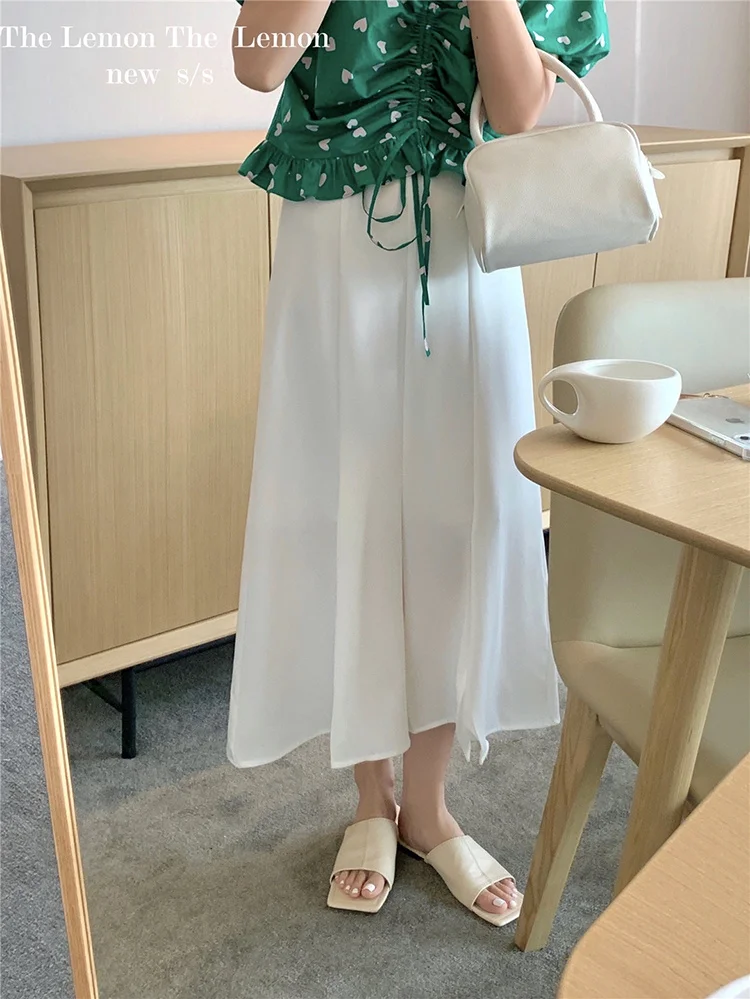 Плиссированная женская летняя и Корейская прямая Тонкая Повседневная трапециевидная тонкая длинная юбка
Плиссированная женская летняя и Корейская прямая Тонкая Повседневная трапециевидная тонкая длинная юбка