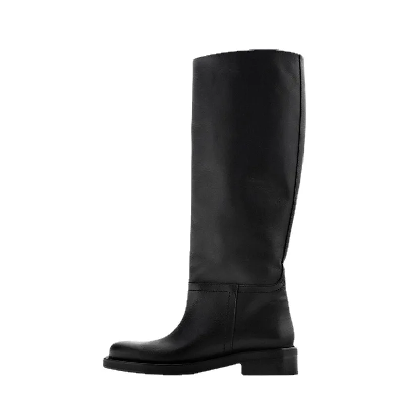 Punk Style Autumn Winter Boots for Women 2021 New Cow Leather Knee High Woman Boots Solid Color Fashion Shoes Women 93001
Punk Style Autumn Winter Boots for Women 2021 New Cow Leather Knee High Woman Boots Solid Color Fashion Shoes Women 93001