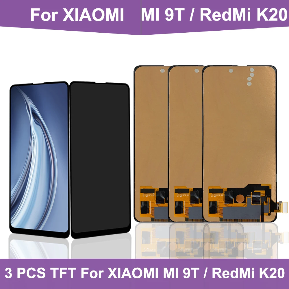 Wholesale 3 pcs 6.39'' Amoled For XiaoMi Mi 9T LCD for Redmi K20 Display mi 9t pro Touch Screen Digitizer Assembly
Wholesale 3 pcs 6.39'' Amoled For XiaoMi Mi 9T LCD for Redmi K20 Display mi 9t pro Touch Screen Digitizer Assembly
