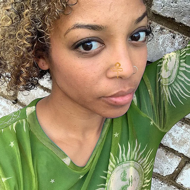 1pcs Fake Nose Ring Hoop Septum Rings Stainless Steel U Shaped Nose Piercing Fake Piercing Jewelry Clip On Nose Body Clip Hoop
1pcs Fake Nose Ring Hoop Septum Rings Stainless Steel U Shaped Nose Piercing Fake Piercing Jewelry Clip On Nose Body Clip Hoop