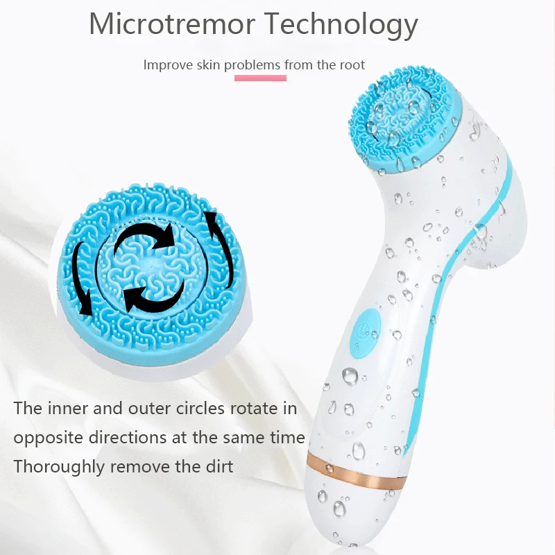 3 In 1 Electric Cleansing Brush Sonic Rotating Cleansing Brush Galvanic Facial Spa System Deeply Clean and Remove Blackheads
3 In 1 Electric Cleansing Brush Sonic Rotating Cleansing Brush Galvanic Facial Spa System Deeply Clean and Remove Blackheads