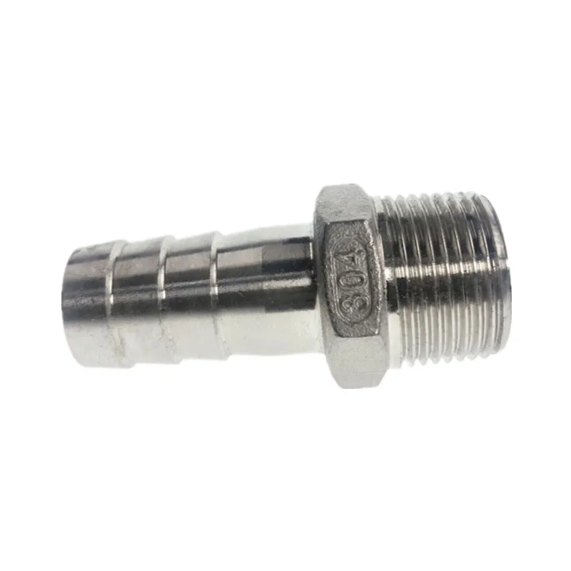 MEGAIRON BSPT 1/2" DN15 Male Straight Hose Barb Joint Pipe Connection 304 Stainless Steel Connector Fittings
MEGAIRON BSPT 1/2" DN15 Male Straight Hose Barb Joint Pipe Connection 304 Stainless Steel Connector Fittings
