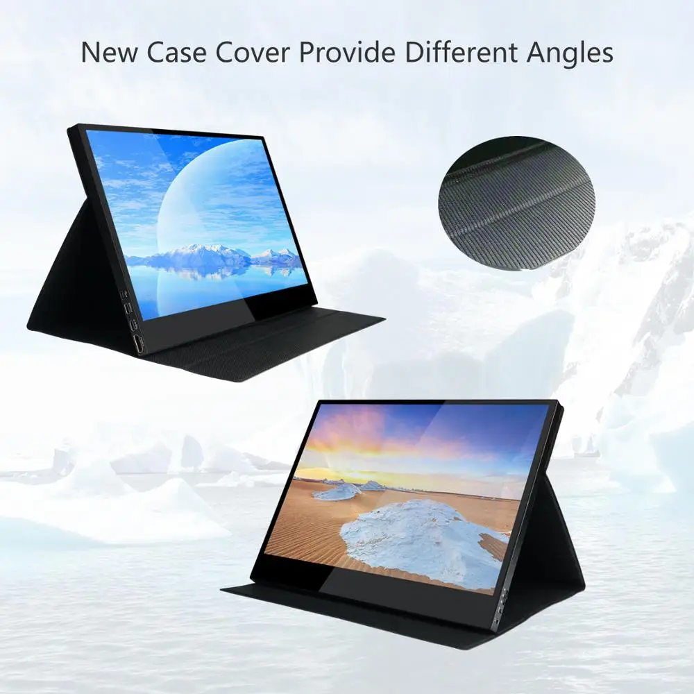 WIMAXIT USB C Portable Monitor 13.3 Inch1080P IPS Tempered Glass LCD Display with VESA for PC Laptop Switch Pi 4B Game Console
WIMAXIT USB C Portable Monitor 13.3 Inch1080P IPS Tempered Glass LCD Display with VESA for PC Laptop Switch Pi 4B Game Console