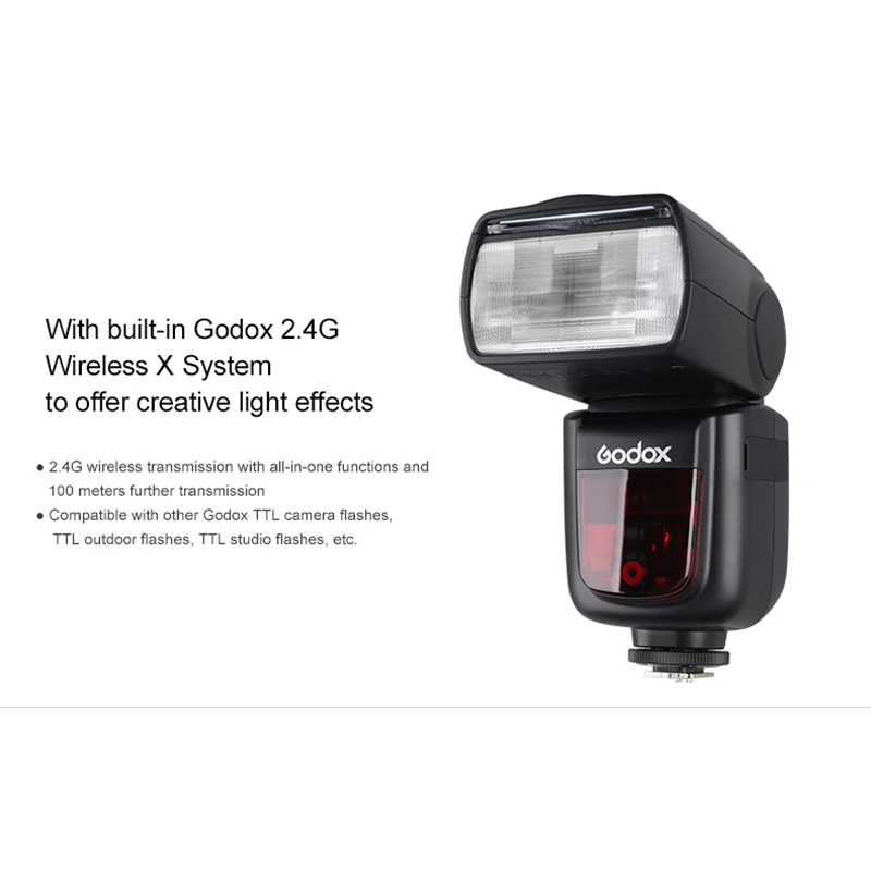 Godox V860II O V860IIO 2.4G 1/8000S GN60 TTL Camera Flash Speedlite Strobe for Olympus Panasonic Lumix HSS 1/3000 1/20000
Godox V860II O V860IIO 2.4G 1/8000S GN60 TTL Camera Flash Speedlite Strobe for Olympus Panasonic Lumix HSS 1/3000 1/20000