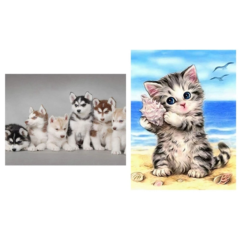 Diamond Painting Kits With Diamonds Fit DIY,Husky Dog 002 & DIY Diamond Painting Conch Cat Kits
Diamond Painting Kits With Diamonds Fit DIY,Husky Dog 002 & DIY Diamond Painting Conch Cat Kits