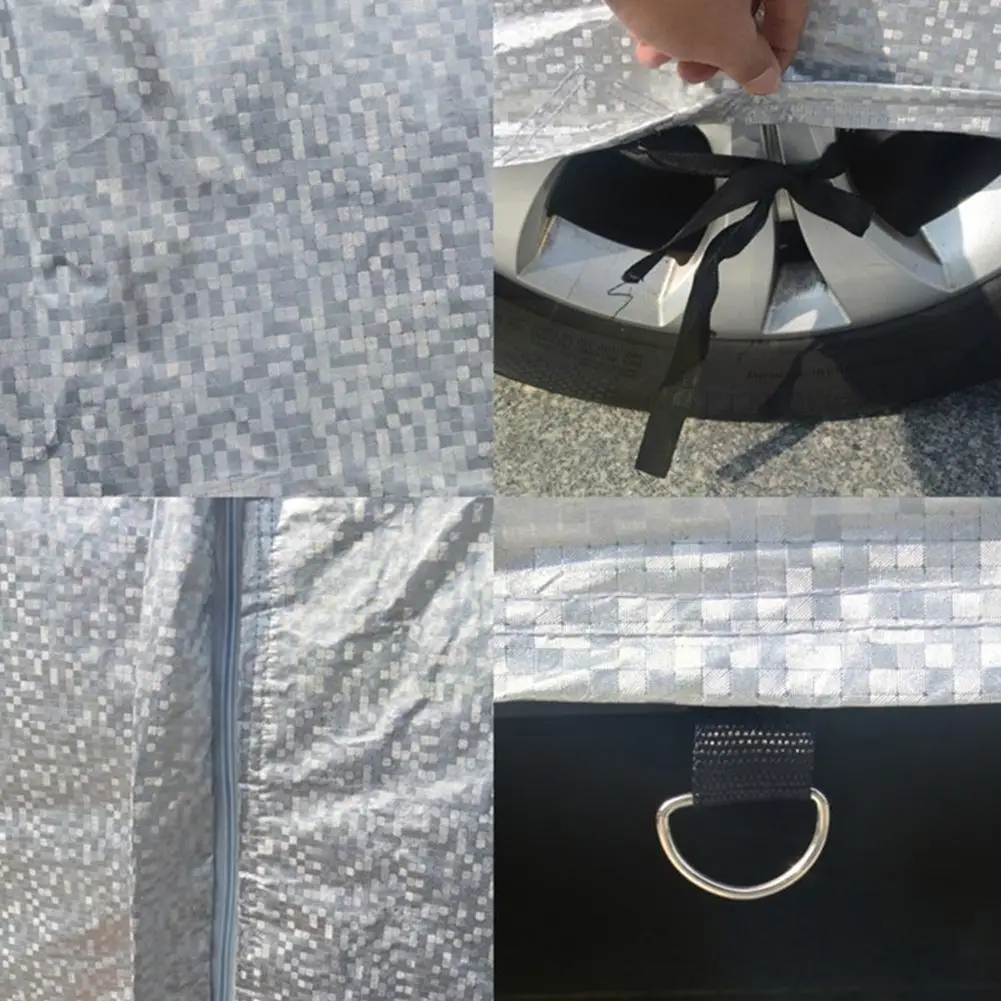 Universal Half Car Cover Sunshade Cover Outdoor Sun Aluminum Hatchback Cover SUV Waterproof For Sedan Auto Reflection Film Q2U6
Universal Half Car Cover Sunshade Cover Outdoor Sun Aluminum Hatchback Cover SUV Waterproof For Sedan Auto Reflection Film Q2U6