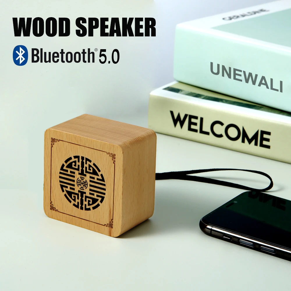 Мини-Bluetooth-колонка, Портативная колонка из массива дерева с функцией Bluetooth, стереоколонка с заряжаемым сабвуфером для телефона
Мини-Bluetooth-колонка, Портативная колонка из массива дерева с функцией Bluetooth, стереоколонка с заряжаемым сабвуфером для телефона