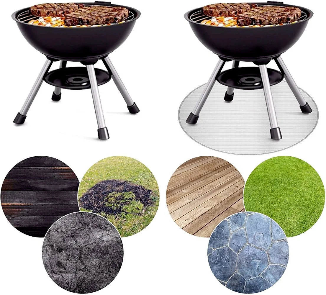 Outdoor Barbecue Fireproof Mat Camping Picnic Flame Retardant Protective Mat Lawn Protection Mat BBQ Accessories S/M/L/XL
Outdoor Barbecue Fireproof Mat Camping Picnic Flame Retardant Protective Mat Lawn Protection Mat BBQ Accessories S/M/L/XL