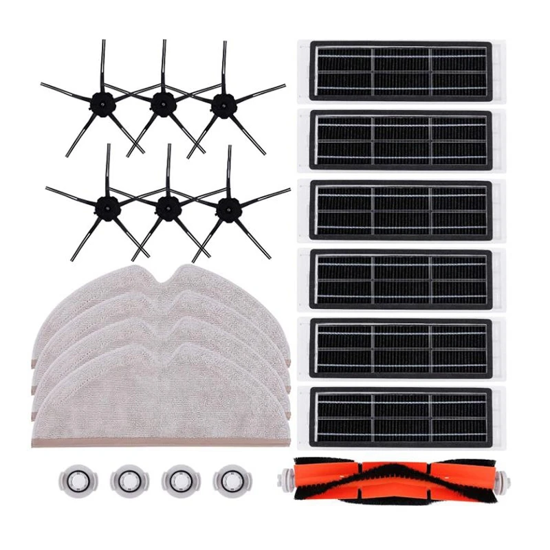 EAS-Vacuum Cleaner Accessories Kit For Xiaomi Roborock S6 S6 Maxv S6 Pure S5 S5 Max S51 E4 E35 E20 S50 Mi Mijia Robotic
EAS-Vacuum Cleaner Accessories Kit For Xiaomi Roborock S6 S6 Maxv S6 Pure S5 S5 Max S51 E4 E35 E20 S50 Mi Mijia Robotic