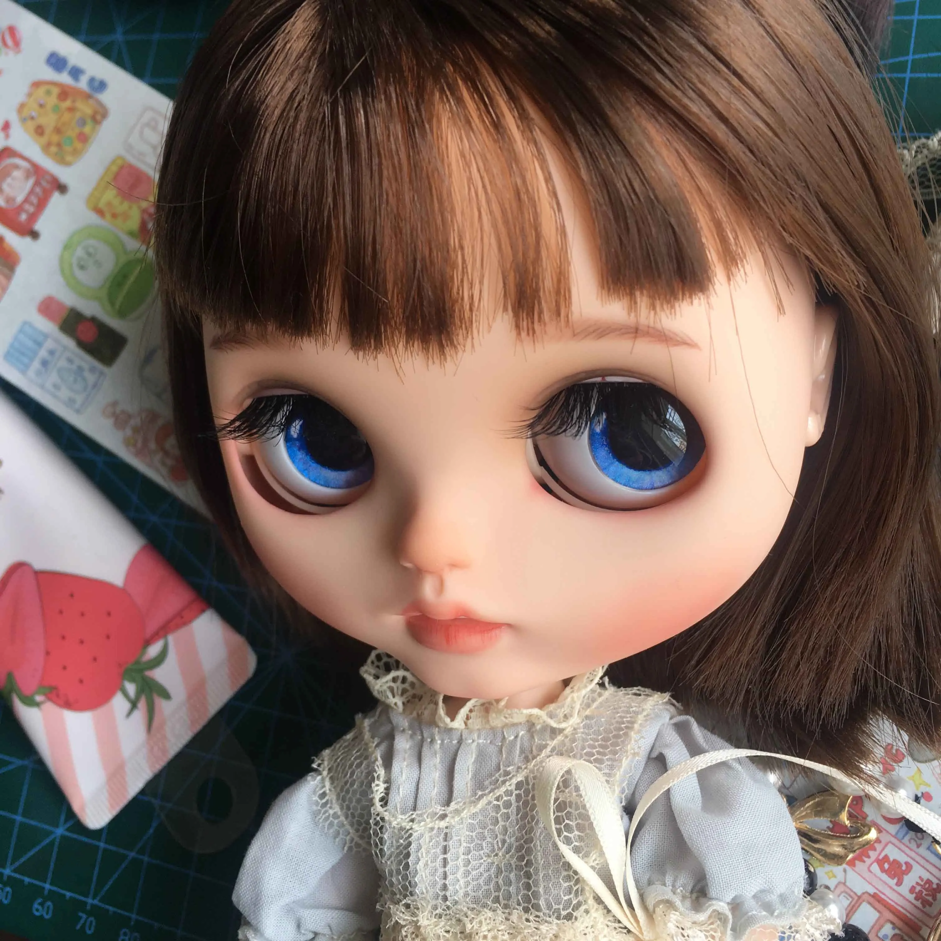 

Кукла neo Blyth NBL 1/6 BJD на заказ, кукла с большими глазами, шарнирная кукла с париком, кукла с матовым лицом 7.30.10