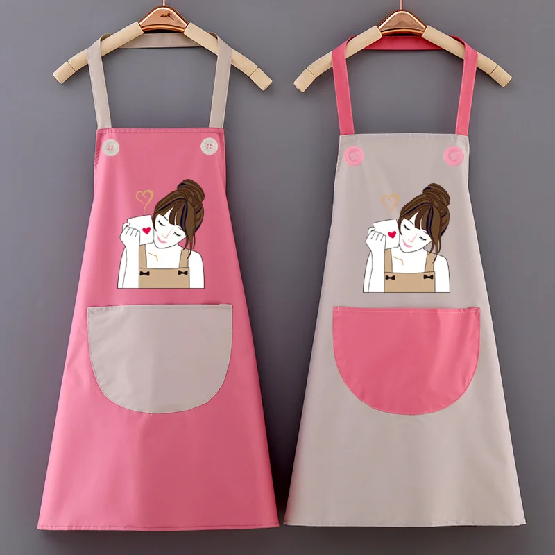 Home Kitchen Apron Women's Waterproof and Oil-proof Cute Korean Overalls Men Apron Kitchen Kawaii Apron Colorful Apron
Home Kitchen Apron Women's Waterproof and Oil-proof Cute Korean Overalls Men Apron Kitchen Kawaii Apron Colorful Apron