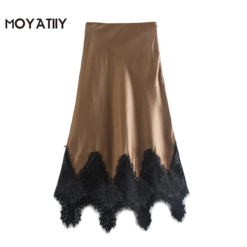 MOYATIIY Women 2022 Fashion with Tassel Lace Midi Skirt Retro High Waist Party Skirts Side Zipper Female Bottoms
MOYATIIY Women 2022 Fashion with Tassel Lace Midi Skirt Retro High Waist Party Skirts Side Zipper Female Bottoms