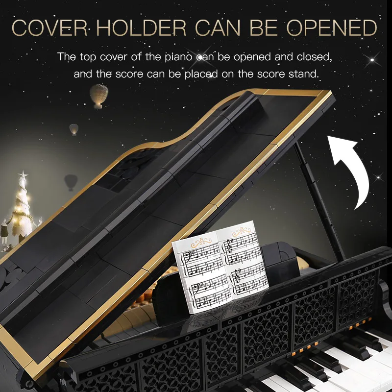 Creative APP Control Toys The 21323 Playble Grand Piano Set Assembly Model Building Blocks Bricks Kids Christmas Gifts
Creative APP Control Toys The 21323 Playble Grand Piano Set Assembly Model Building Blocks Bricks Kids Christmas Gifts