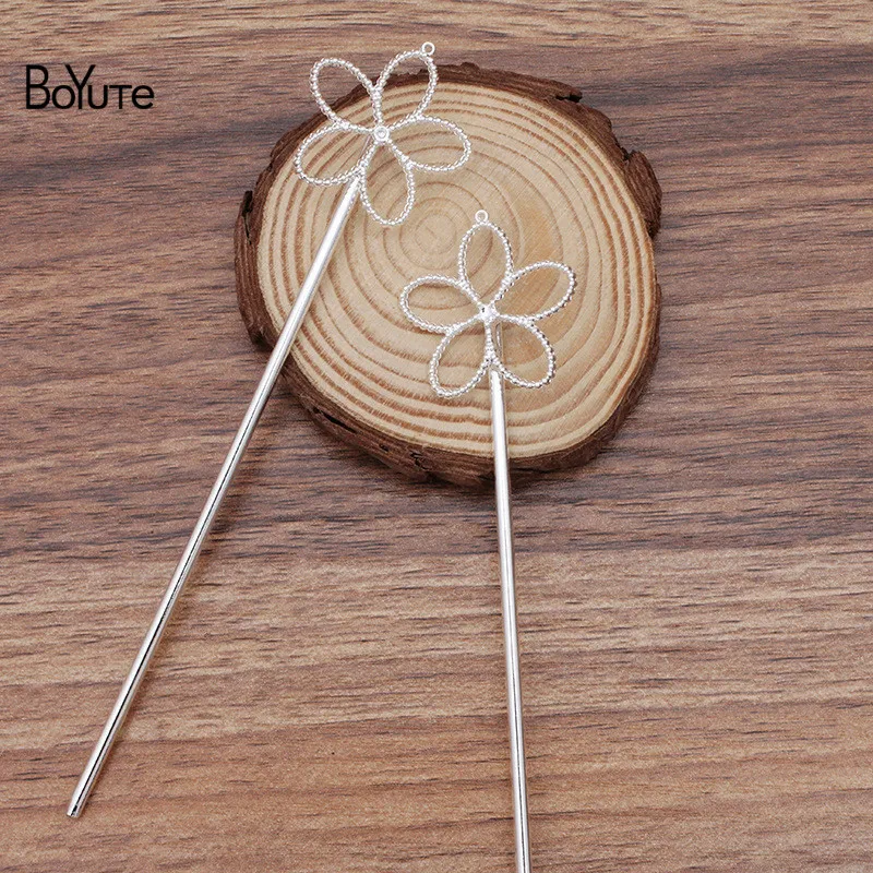 BoYuTe Wholesale (10 Pieces/Lot) 30MM Metal Alloy Flower Hair Stick Vintage Hair Accessories Diy Hand Made Jewelry Materials
BoYuTe Wholesale (10 Pieces/Lot) 30MM Metal Alloy Flower Hair Stick Vintage Hair Accessories Diy Hand Made Jewelry Materials