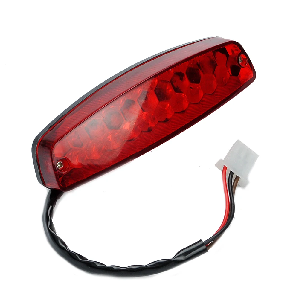 Motorcycle LED 3 Wire 12V Brake Light License Taillight Red For ATV Off-road Motocross Motobike Rectangular Brake Tail Lamp
Motorcycle LED 3 Wire 12V Brake Light License Taillight Red For ATV Off-road Motocross Motobike Rectangular Brake Tail Lamp