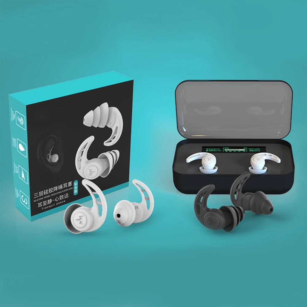 Ear Plugs Sleep Silicone Black Soundproof Tapones Noise Reduction Filter for Ears Earplug Soft Foam Sleeping Earplugs Anti-Noise
Ear Plugs Sleep Silicone Black Soundproof Tapones Noise Reduction Filter for Ears Earplug Soft Foam Sleeping Earplugs Anti-Noise