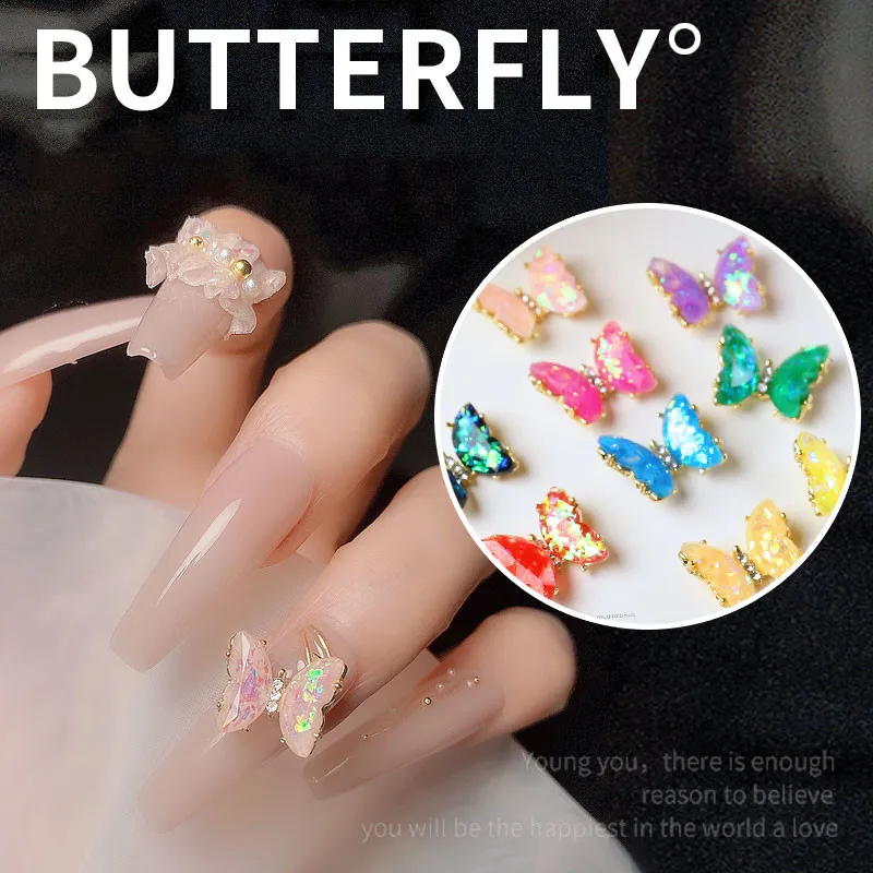 1 Pcs New Crystal Butterfly Nail Rhinestones Alloy Three-dimensional Butterfly Nail Jewelry For DIY Manicure Design Nail Art
1 Pcs New Crystal Butterfly Nail Rhinestones Alloy Three-dimensional Butterfly Nail Jewelry For DIY Manicure Design Nail Art