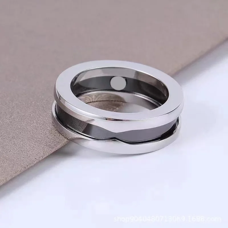European and American Fashion Luxury Brand High-Quality Rings Men and Women Ceramic Couple Trend Ring Band Gift Box
European and American Fashion Luxury Brand High-Quality Rings Men and Women Ceramic Couple Trend Ring Band Gift Box