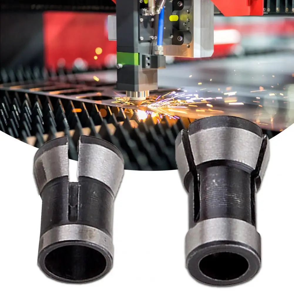 6.35/8mm Trimmer Chuck Good Flexibility High Strength Adapter Carbon Steel Router Chuck for Engraving Trimming Machine
6.35/8mm Trimmer Chuck Good Flexibility High Strength Adapter Carbon Steel Router Chuck for Engraving Trimming Machine