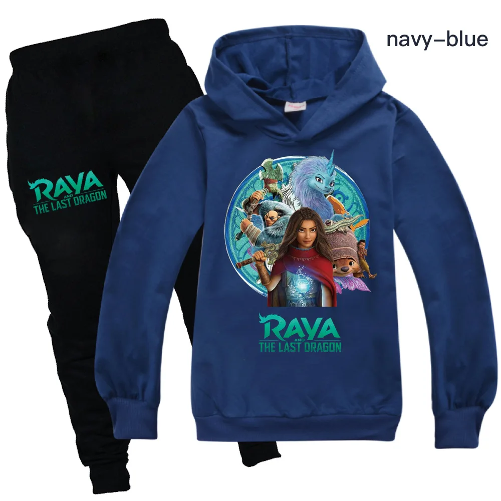 Baby Clothing Sets Children Birthday suit Boys Tracksuits Kids Raya and The Last Dragon Sport Suits Fall Hoodies +Pants 2pcs Set
Baby Clothing Sets Children Birthday suit Boys Tracksuits Kids Raya and The Last Dragon Sport Suits Fall Hoodies +Pants 2pcs Set