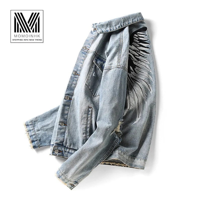 Autumn and winter 2021 new style wing embroidered denim jacket Korean fashion loose trendy casual jacket men's coat
Autumn and winter 2021 new style wing embroidered denim jacket Korean fashion loose trendy casual jacket men's coat