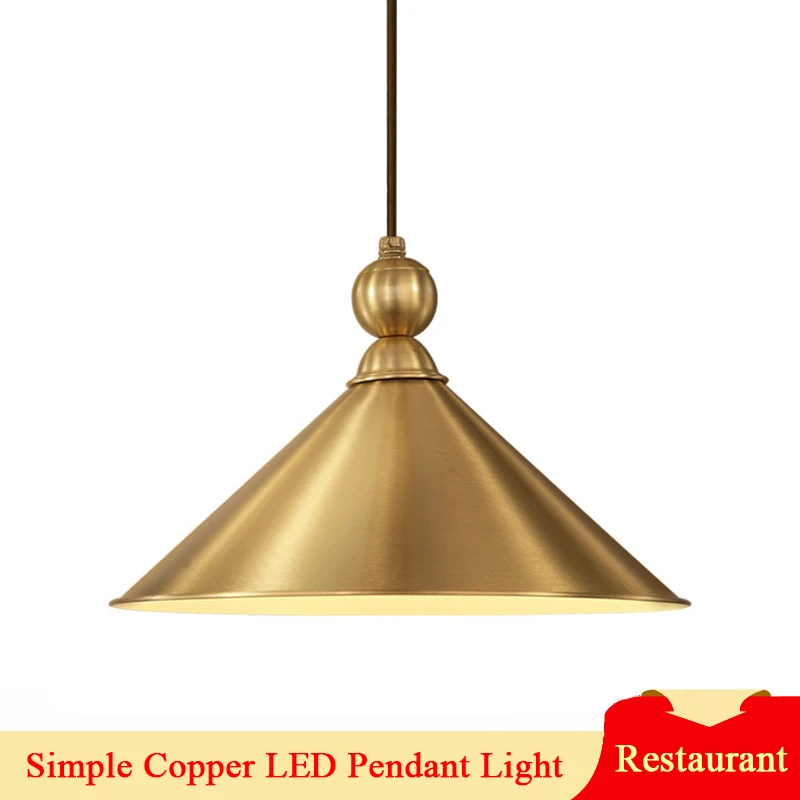 Simple LED Pendant Light H65 Copper Gold E27 Small Hanging Lamp for Bedroom Dining Room Bar Deco
Simple LED Pendant Light H65 Copper Gold E27 Small Hanging Lamp for Bedroom Dining Room Bar Deco