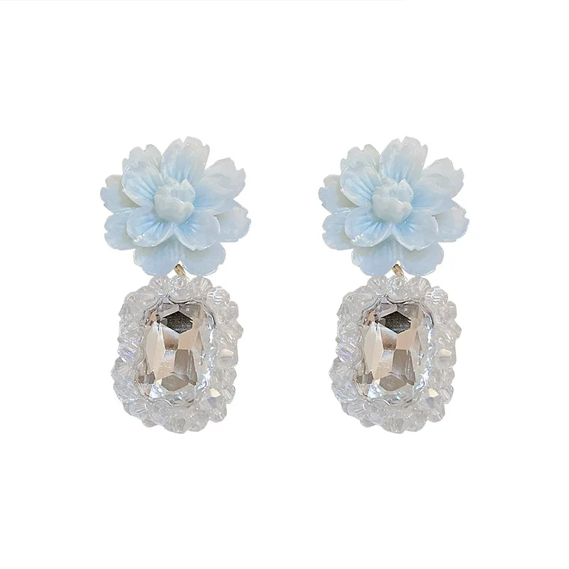 LOVOACC Temperament Clear Square Crystal Drop Earrings for Women Resin Flower Hanging Dangle Earrings Korean Wedding Jewelry
LOVOACC Temperament Clear Square Crystal Drop Earrings for Women Resin Flower Hanging Dangle Earrings Korean Wedding Jewelry