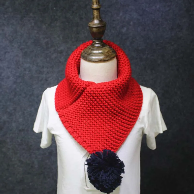 New Kids Winter Wool Collar Scarf For Children Knitted Collar With Ball Children's Scarves Neckerchief Clothing Accessories 2018 
New Kids Winter Wool Collar Scarf For Children Knitted Collar With Ball Children's Scarves Neckerchief Clothing Accessories 2018