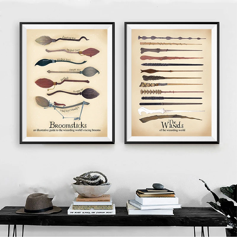 Retro Poster The Wands Wall Decor Prints Vintage Magic School Canvas Paintings Home Decor Broomsticks Pictures On Wall Loft
Retro Poster The Wands Wall Decor Prints Vintage Magic School Canvas Paintings Home Decor Broomsticks Pictures On Wall Loft
