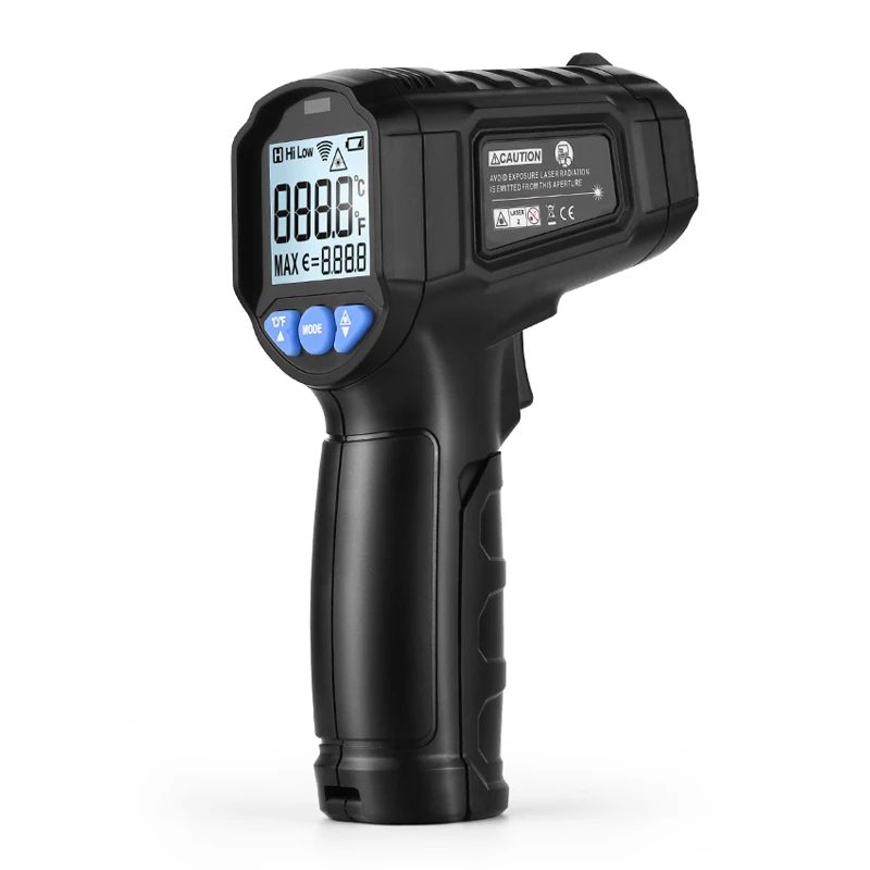 Professional Pyrometer Laser Infrared Thermometer Non Contact Digital LCD IR Temperature Meter Gun Light Alarm -50~600℃
Professional Pyrometer Laser Infrared Thermometer Non Contact Digital LCD IR Temperature Meter Gun Light Alarm -50~600℃