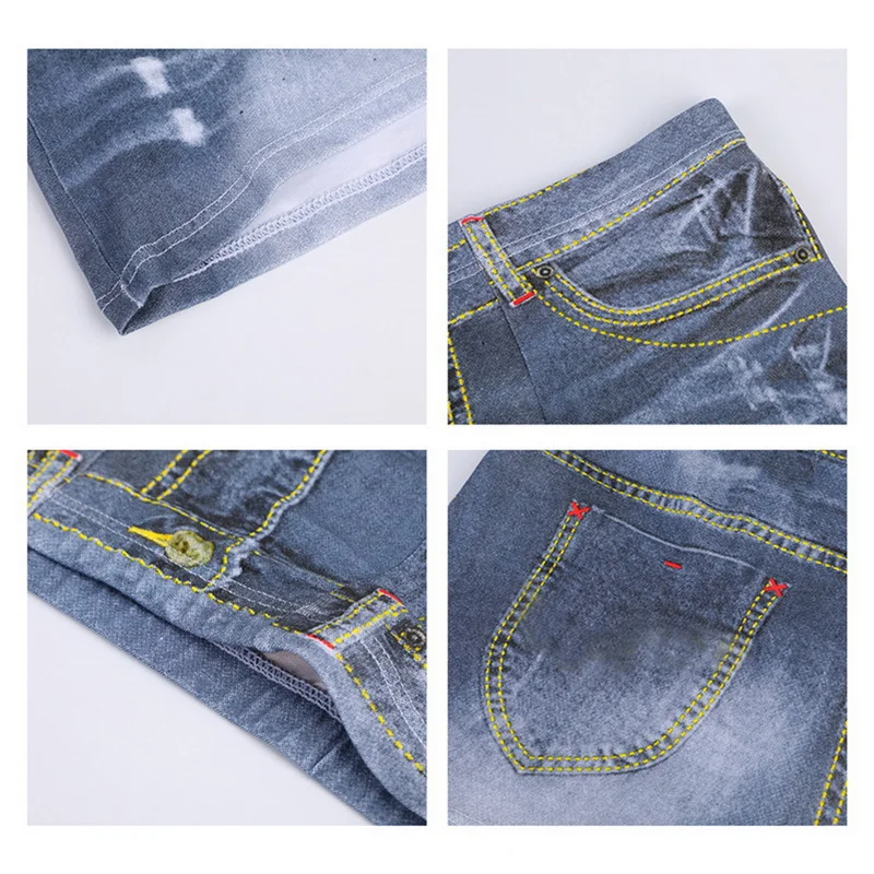 Explosive Style Men's Fashion Personality Denim Printed Cotton Underwear Sexy Boxer High-quality Comfortable Underwear