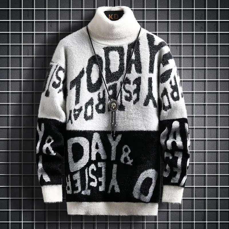 Sweater men's autumn and winter new 2021 popular handsome and warm winter men's wear men's high neck men's bottomed sweater
Sweater men's autumn and winter new 2021 popular handsome and warm winter men's wear men's high neck men's bottomed sweater
